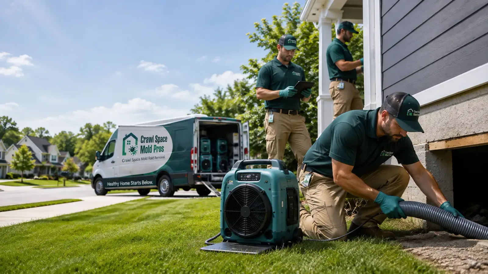Crawl Space Mold Removal in Hancock, WI